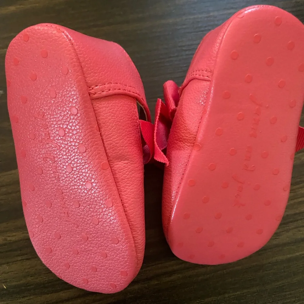 JANIE & JACK salmon pink shoes